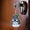 Totoro - Stamped Bead Embroidery - Keychain