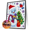 Diamond Painting-DIY Crystal Rhinestone Snowman