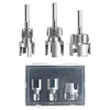 Water Pipe Wrench Thread for 1/2 & 3/4 & 1 Inch PVC/Plastic Pipes Drill Driven Plumbing Repair Kit Pipe Thread Cutting Tool Compatible for Electric Drill