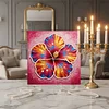 Kits d&rsquo;art en perles en diamants en fleurs en floraison pour adultes avec cadre