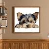Yorkshire Terrier-11CT Stamped Cross Stitch 40*40cm/15.75*15.75in tapestrymarket