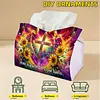 God Loving Home DIY PULeather Diamond Painting Tissue Box for Adults Beginners Large Size Diamond Art Paper Storage Holder for Living Room Bathroom Table Decor