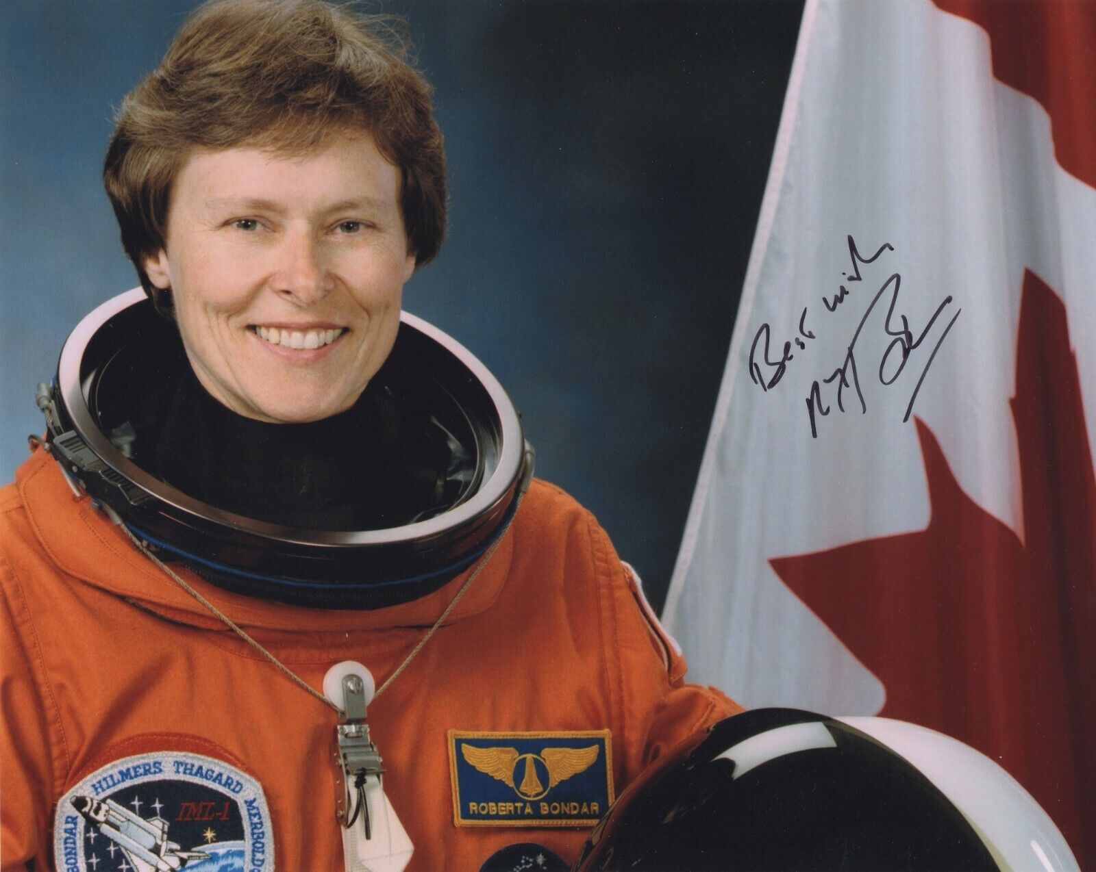 ROBERTA BONDAR SIGNED AUTOGRAPH SPACE FEMALE CANADIAN ASTRONAUT 8X10 Photo Poster painting #4