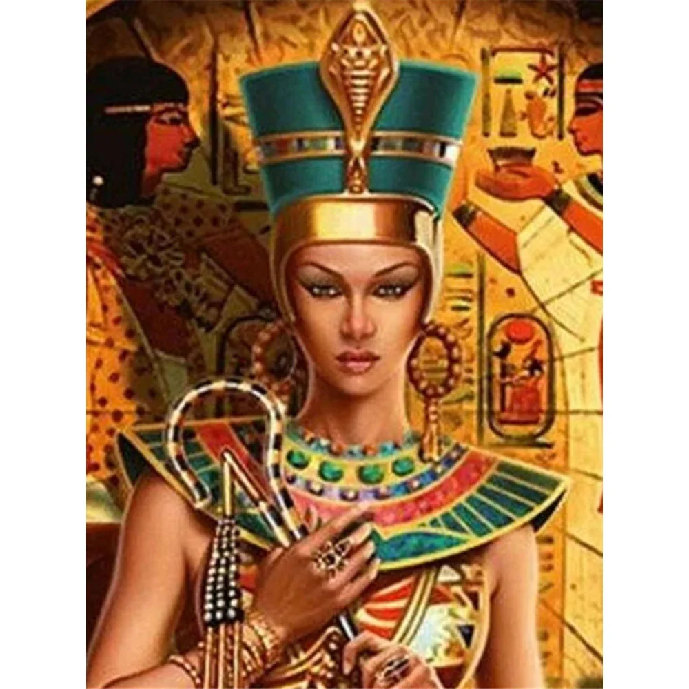Diamond Painting - Full Round/Square Drill - Egyptian Queen(30*40 - 50*60cm)