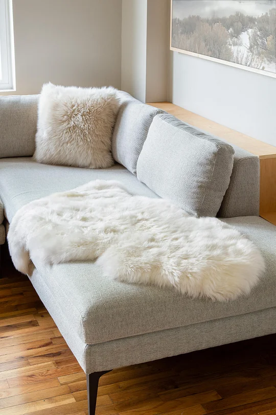 4-Pelt (4' x 6') Australian Sheepskin Area Rug | Ivory | Overland