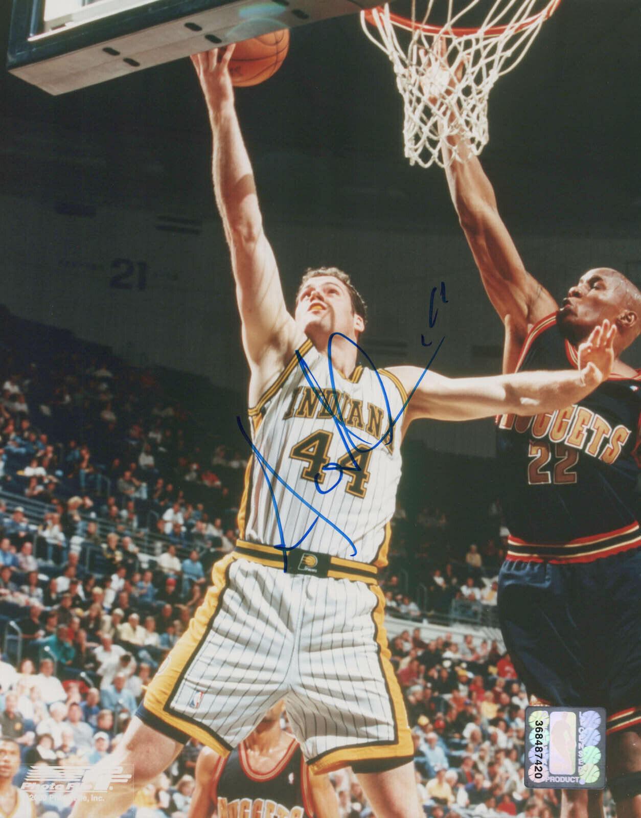 AUSTIN CROSHERE signed Autographed INDIANA PACERS