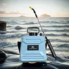 8L Pesticide Sprayer with Adjustable Shoulder Strap Electric Garden Flower Spraying Equipment Retractable Wand for Yard Lawn