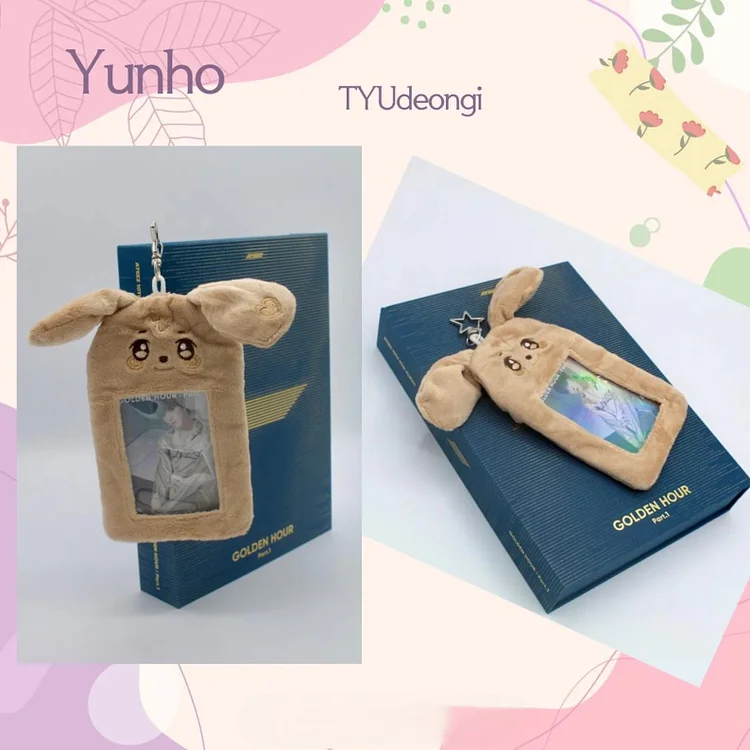 ATEEZ Golden Hour Part 2 Aniteez Plush Photocard Holder