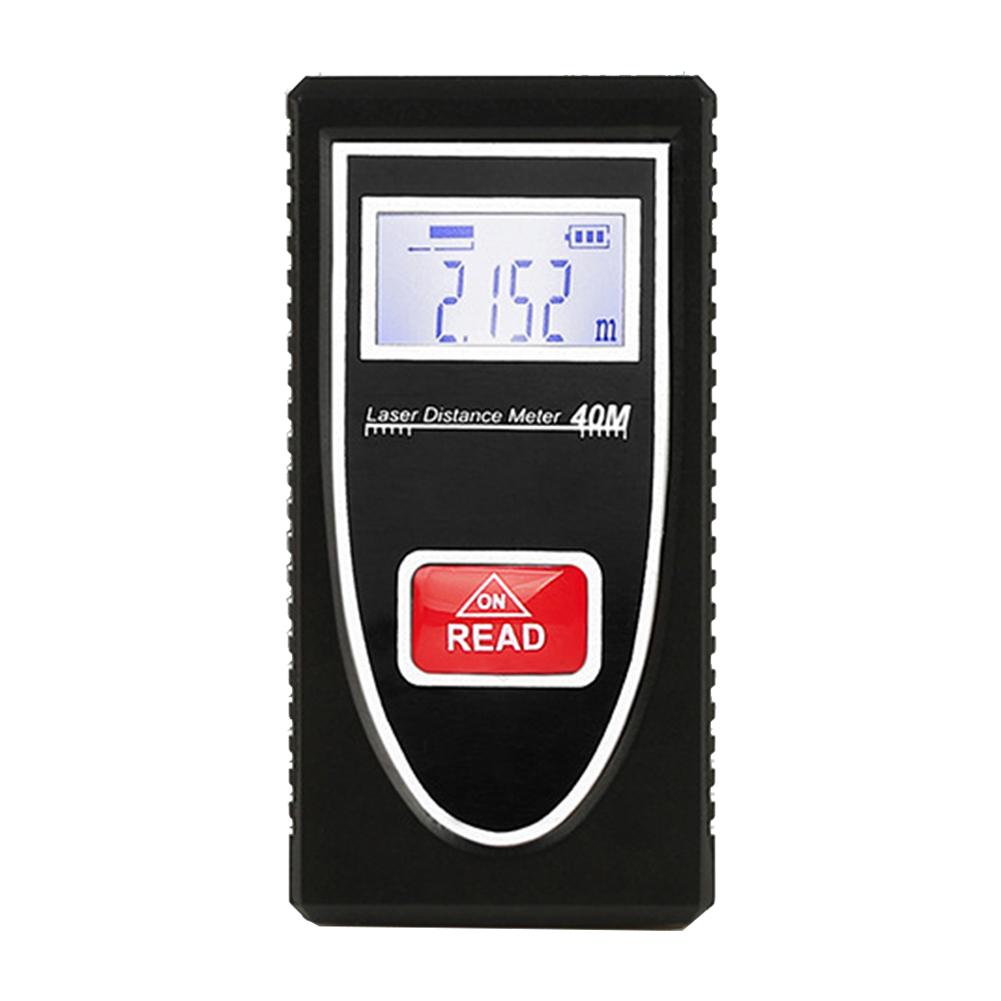 

Mini Laser Range Finder Handheld Electronic 40m Rangefinder Distance Meter, Black, 501 Original