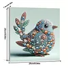 uk.everydayedeals DIY Pearl Painting With Frame - Handmade Self-Adhesive Pearls - Bird(30*30cm)