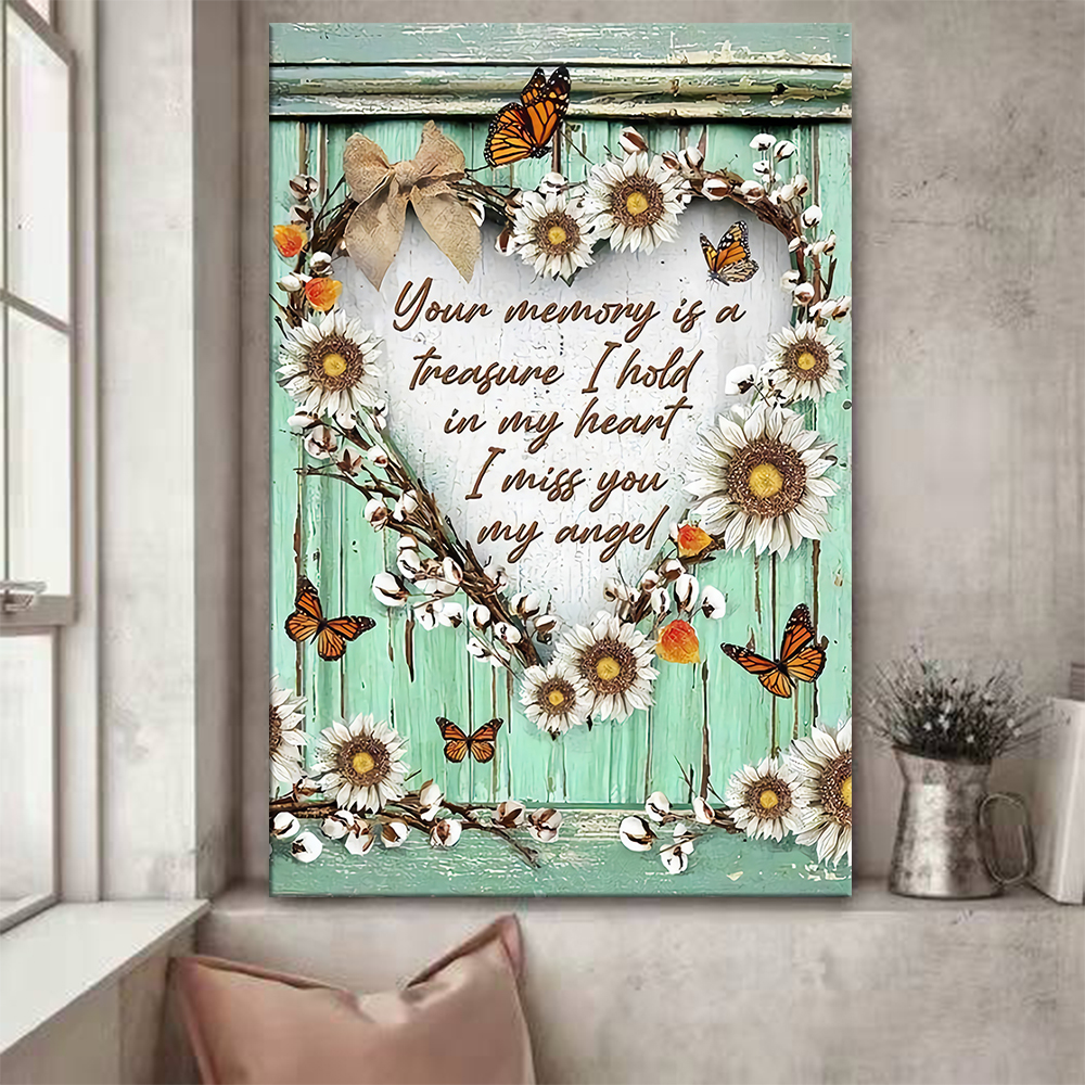 I Miss You  Canvas Wall Art