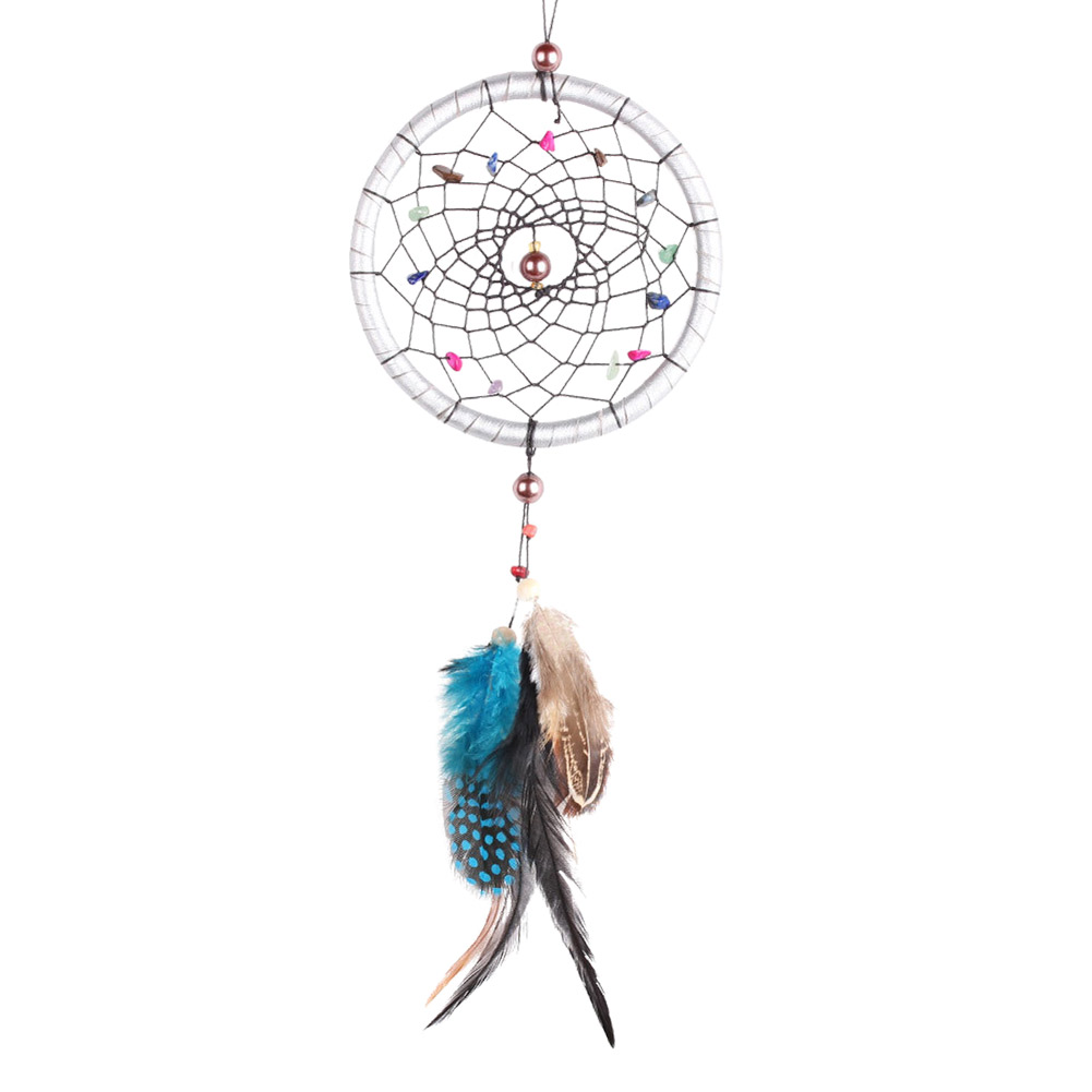 

Handmade Feather Wind Chimes Car Pendant Dream Catcher Gifts Wall Hangings, 501 Original