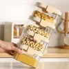 Airtight Cereal Storage Container with Foldable Pour Spout