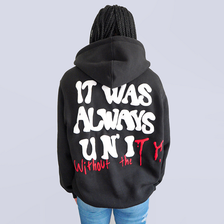 Sopula It Was Always You Puff Print Zip Up Hoodie