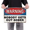 Warning - Vintage Metal Signs - 20*30cm/30*40cm - Warning