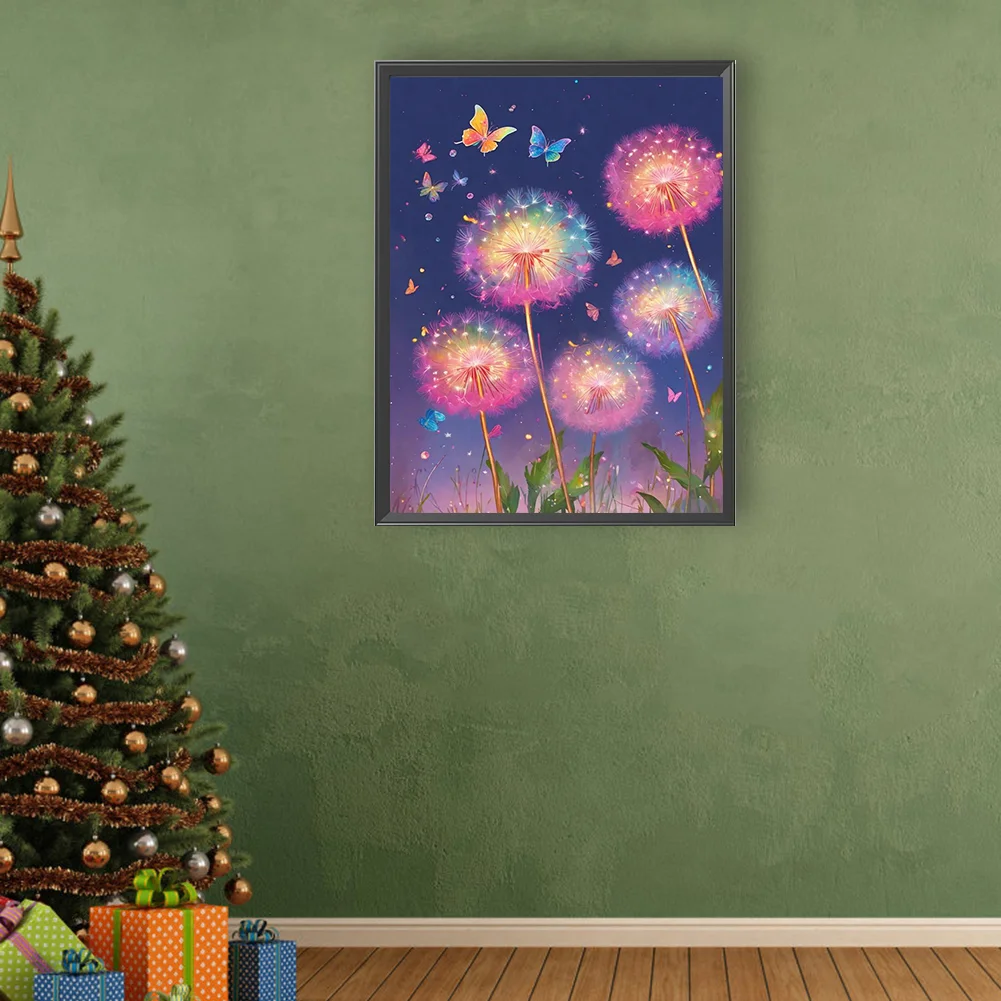 Full Round Diamond Painting 30*40cm - Colorful Dandelions