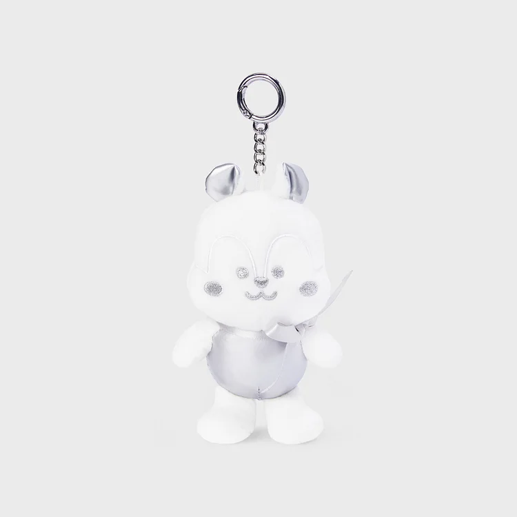 BT21 Silver Edition Doll Keyring