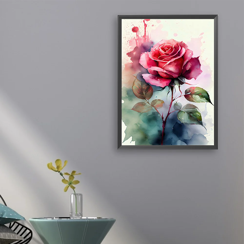 DIY Paint By Number 30*40cm - Rose