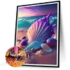 Diamond Painting-DIY Full Round Drill Beach Scenery