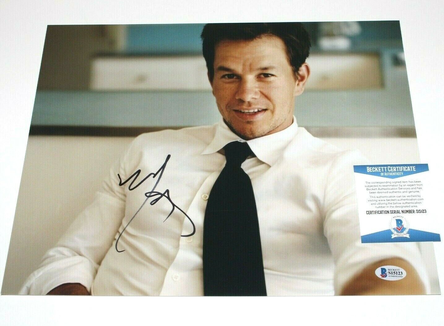 ACTOR MARK WAHLBERG SIGNED MARKY MARK & THE FUNKY BUNCH 11x14 Photo Poster painting BECKETT COA