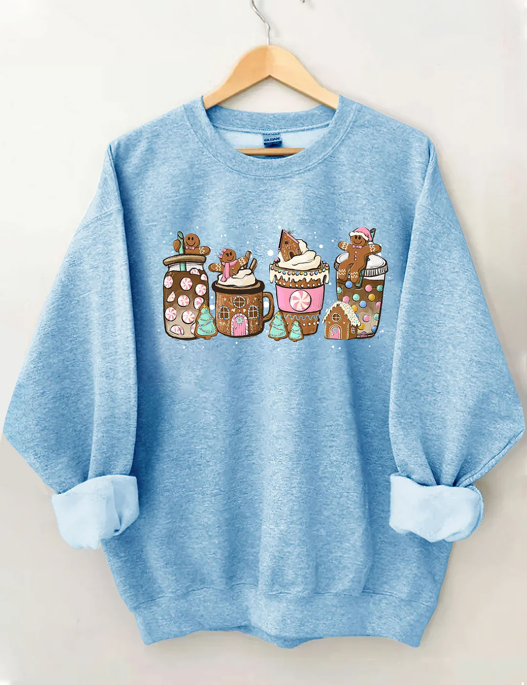 Gingerbread Christmas Coffee Sweatshirt