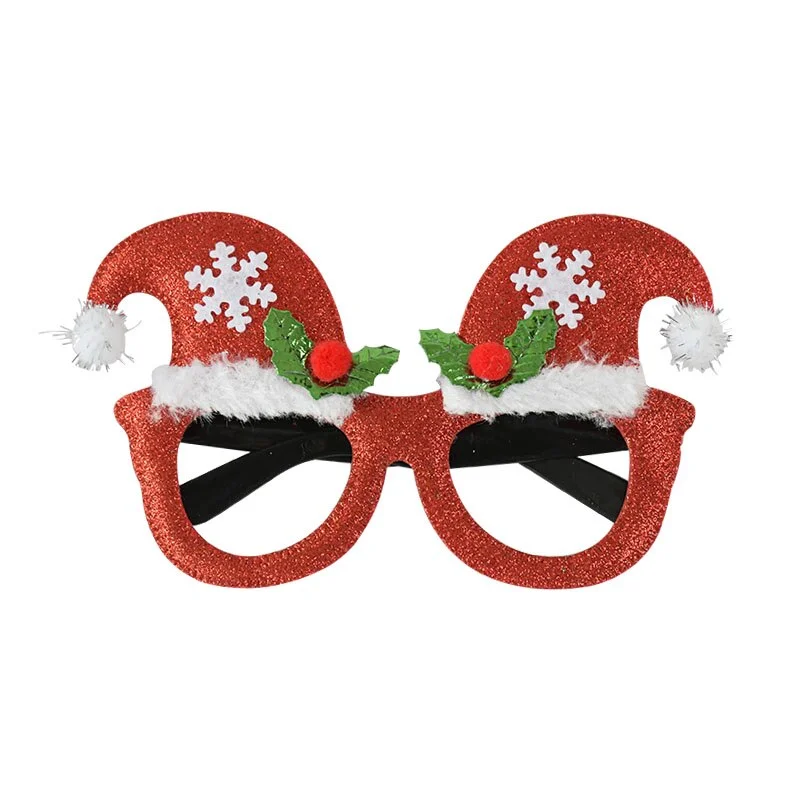 2022 Merry Christmas Glasses Santa Claus Snowman Christmas Decorations For Home Xmas Natal Navidad Decor New Year Kids Gifts
