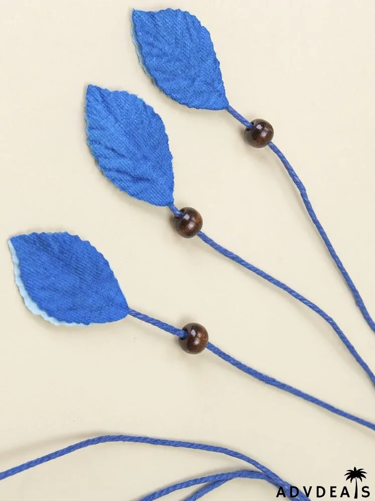 Bead & Flower Decor Rope Belt