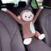Monkey tissue box set, cartoon animal hanging cute tissue box, car tissue holder, monkey tissue box car bathroom dresser bedroom funny tissue holder