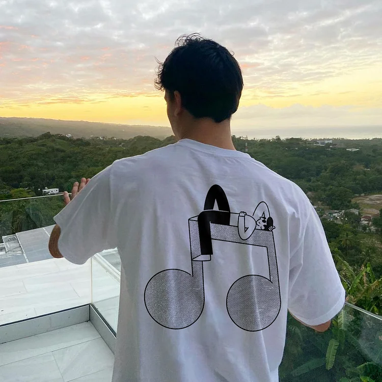 Lying On A Big Note T-shirt