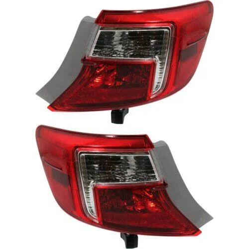 Silscvtt Rear Brake Tail Lights Assembly Replacement for 2012-2014 Toyota Camry Left & Right Side Tail Lamps 8155006470 TO2805114