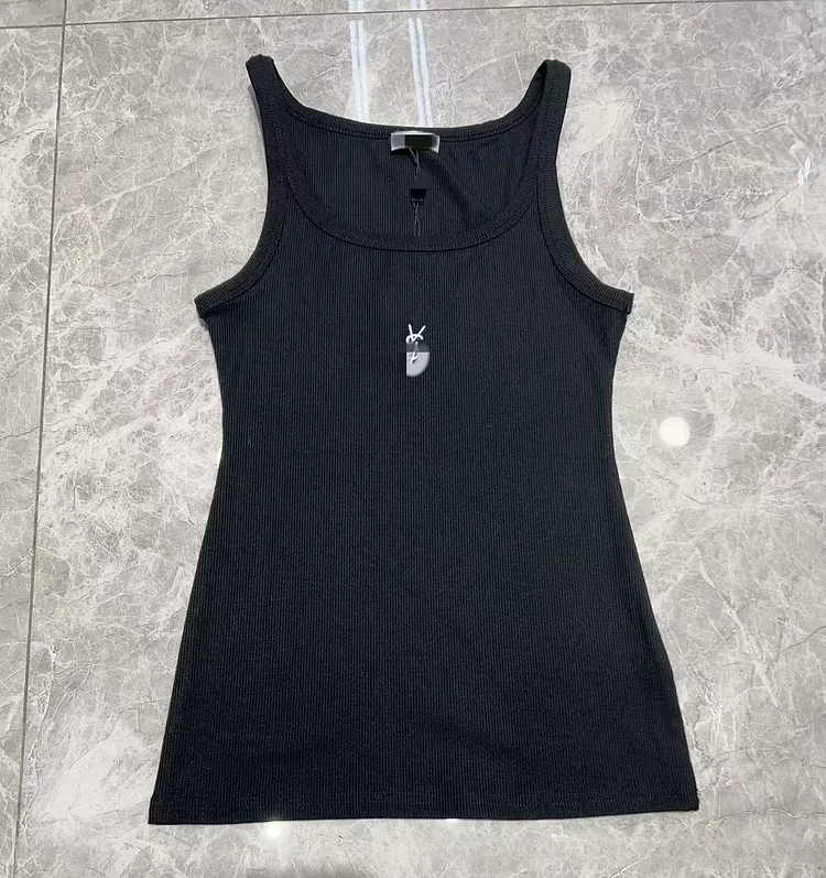 Women Casual Small Letter Logo Vest Tank Tops