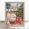 [Brand]Decorate For Christmas - 14CT Stamped Cross Stitch - 44*59cm - Xmas