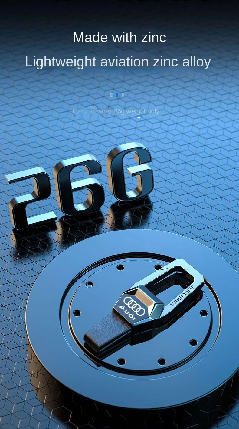 Mecha style car keychain