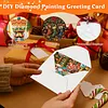 Soldier DIY Diamond Painting Greeting Cards with Envelopes