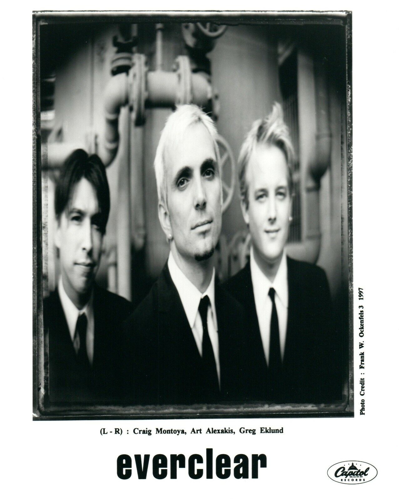 EVERCLEAR Alternative Rock Music Band 8x10 Promo Press Photo Poster painting Capitol Records