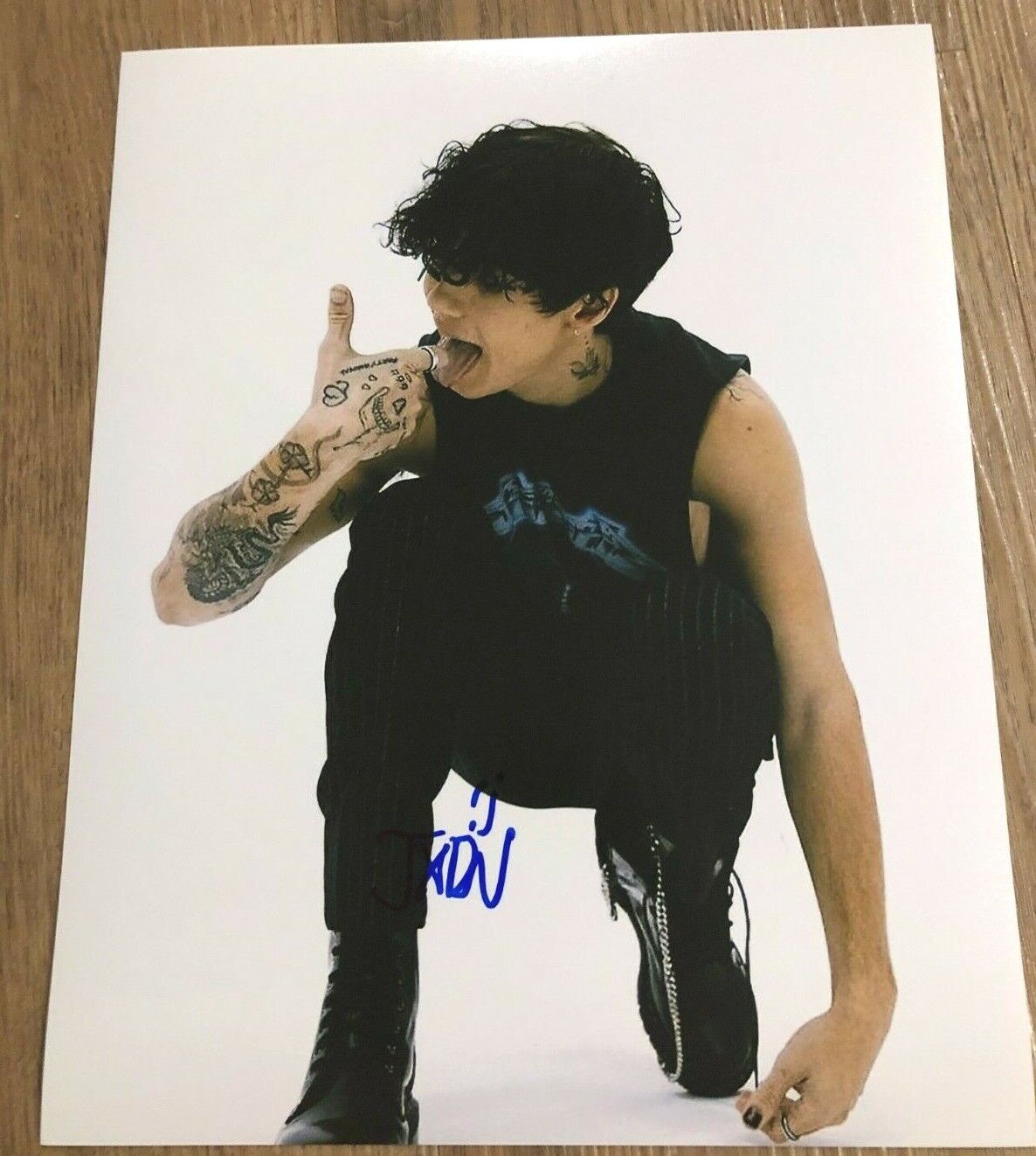 JXDN Jaden Hossler Tell Me About Tomorrow TikTok Autographed 8x10 Photo Poster painting COA E1