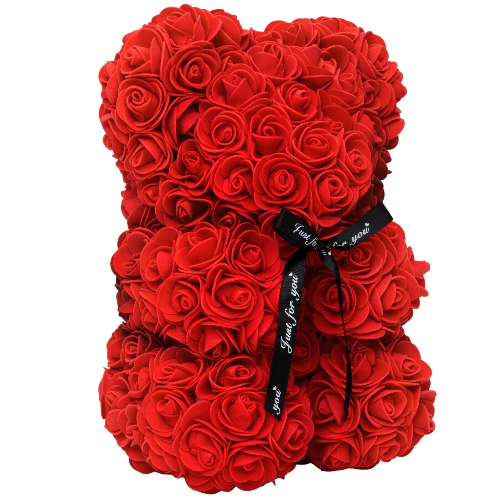 Rose Bear Ornaments Red Bear Valentine's Day Gift for Her