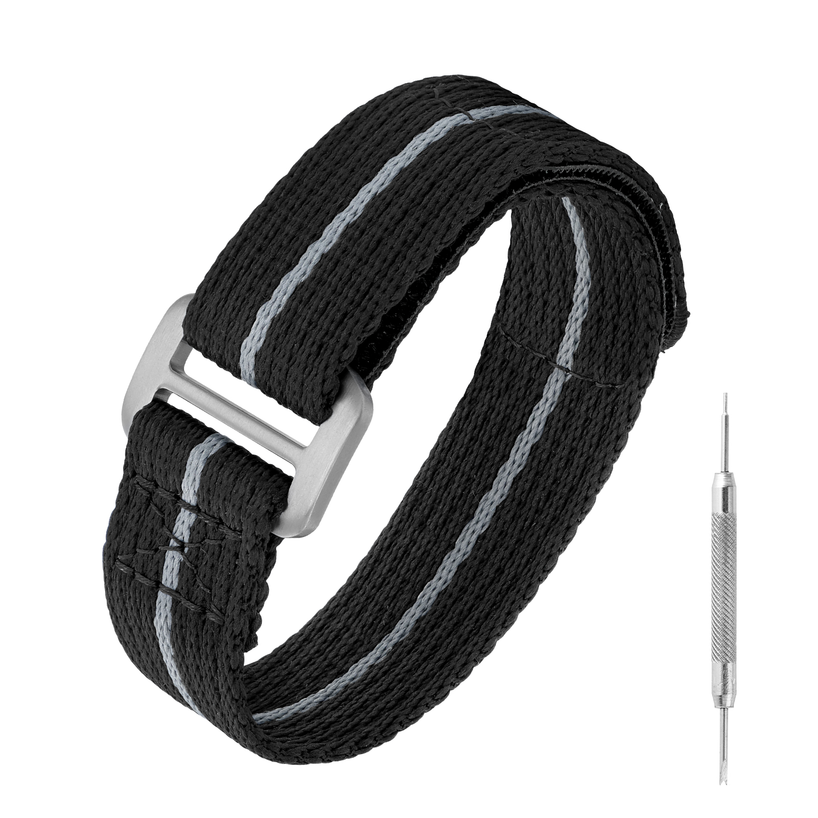 Magic Tape Soft Nylon Watchband Strap with Titanium Buckle San Martin Watch San Martin Watch