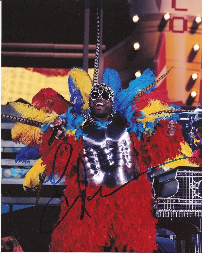 THE VOICE CEE LO GREEN SIGNED 8X10 Photo Poster painting B COA PROOF