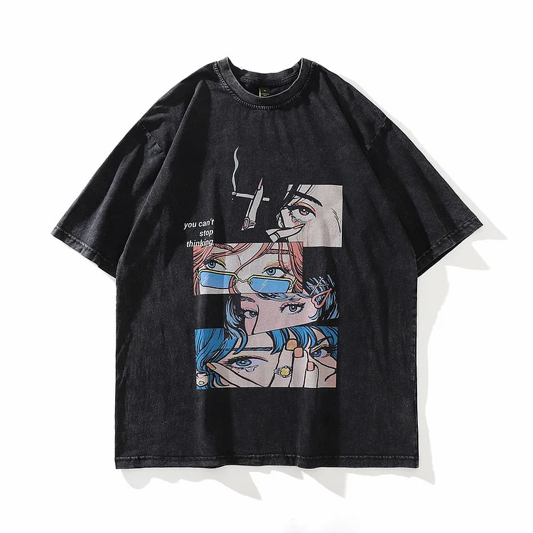 Pure Cotton Aesthetic Summer T-shirt  weebmemes