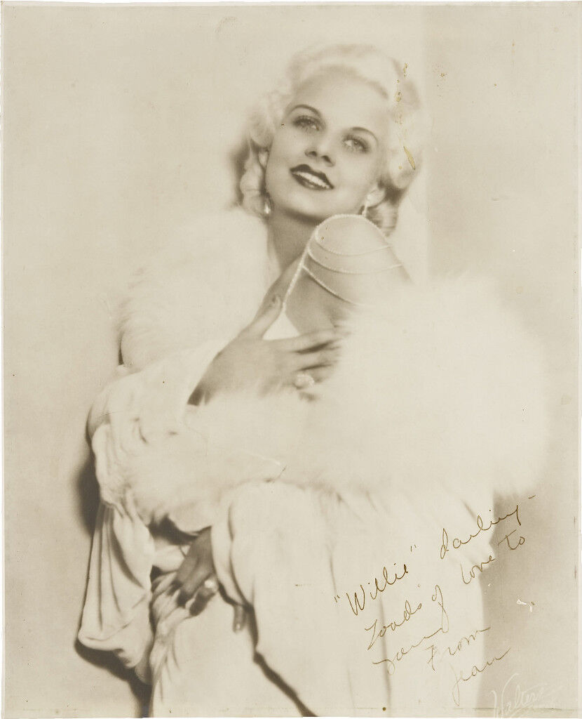 JEAN HARLOW Signed Photo Poster paintinggraph - Film Star Actress - preprint