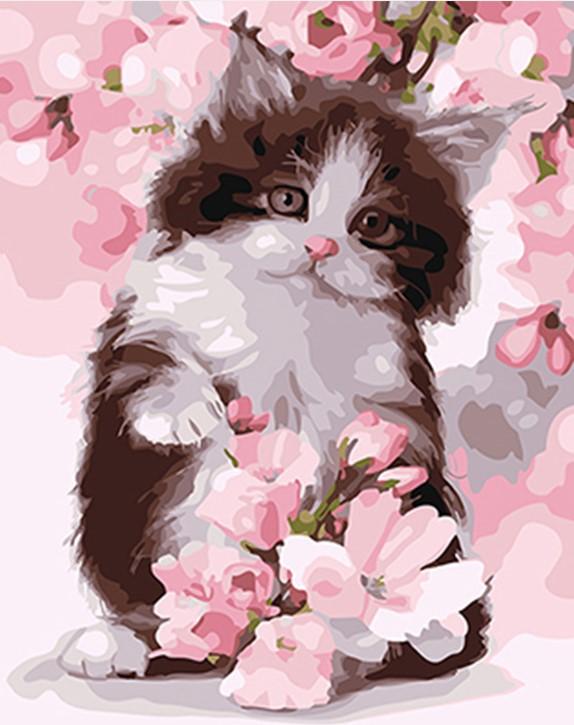 

Little Pretty Cat – Paint By Numbers - 40*50CM, 501 Original