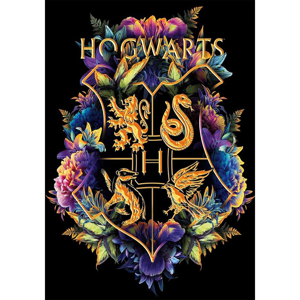 Harry Potter Full 16CT Pre-stamped Washable Canvas(40x55cm) Cross Stitch