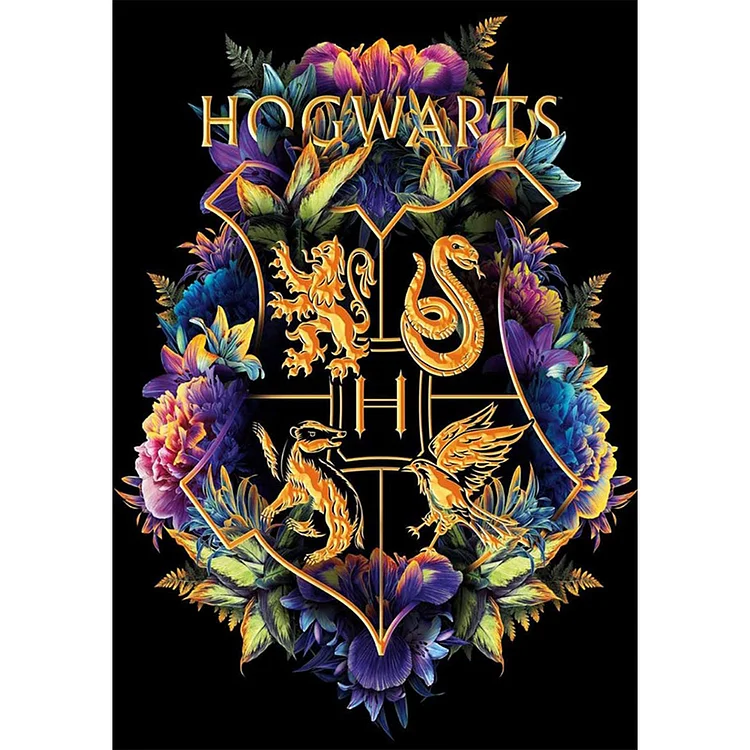 Harry Potter-14CT Counted Cross Stitch Bookmark Double Side Embroidery Set