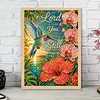 Hummingbird Scripture Diamond Painting Kits for Adults Beginners 30x40cm