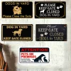 5pcs - Please Keep Gate Closed- Vintage Metal Signs(16*12Inch)