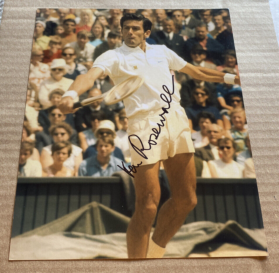 Ken Rosewall #3 8x10 Signed Photo Poster painting w/ COA Tennis-Men 032419