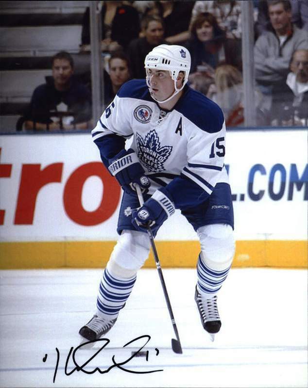 Tomas Kaberle signed NHL hockey 8x10 Photo Poster painting W/Cert Autographed A0001