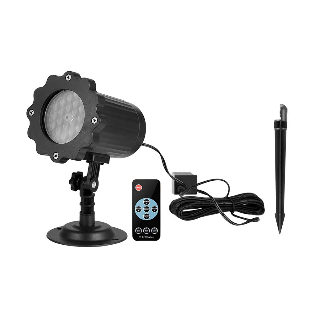 

Christmas Snowflake Light Projector Snow Outdoor Remote Control Party Decor, 501 Original