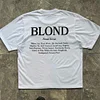 Character Blond Print Short Sleeve T-Shirt